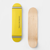 Yellow Skate Persoonlijk Skateboard (Voorkant)
