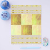 Yellow Skies Tiles Bulk Scrapbook Paper Pages Flyer (Enkel)