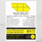 Yellow Skip, Skip/Dumpster Company Adverteren Flyer (Voorkant)