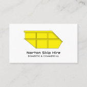 Yellow Skip, Skip/Dumpster Company Visitekaartje (Voorkant)