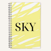 Yellow Sky Notebook Notitieboek (Voorkant)