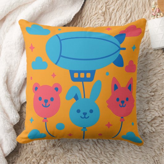 Yellow Sky Parade Kussen (Deken)