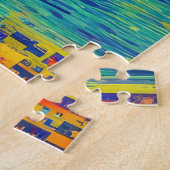 "Yellow Sky Race" Zeegezicht Legpuzzel (Zijkant)