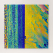 "Yellow Sky Race" Zeegezicht Legpuzzel (Horizontaal)