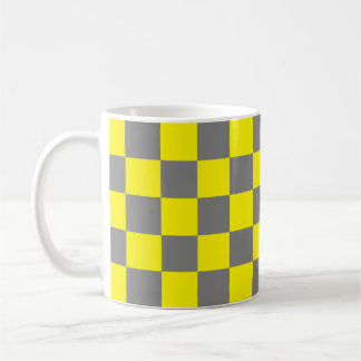 Yellow & Slate Coffee Mug Koffiemok