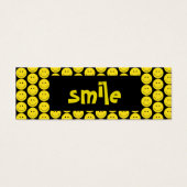 Yellow Smile Black Kaart (Voorkant)