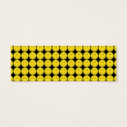 Yellow Smile Black Kaart (Achterkant)