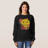 Yellow Smile Smiling Face Cute Mushroom Rose Flo Trui (Voorkant volledig)