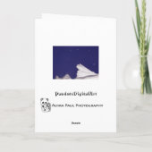 Yellow Snow Christmas-Kaart Feestdagen Kaart (Achterkant)