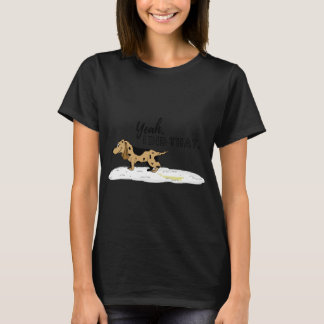 Yellow Snow Dog Humor T-shirt