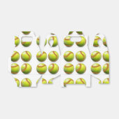 Yellow Softball Theme Birthday Party Bedankdoosjes (Uitgevouwen)