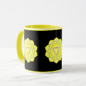 Yellow Solar Plexus Chakra Zen Yoga Namaste Mok (Voorkant links)