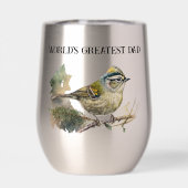 Yellow Songbird World's Greatest Dad (Achterkant)