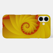 Yellow Spiral abstract telefoonhoesje Case-Mate iPhone Case (Achterkant (horizontaal))