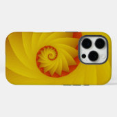 Yellow Spiral abstract telefoonhoesje Case-Mate iPhone Case (Achterkant (horizontaal))