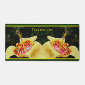 Yellow Spotted Lily Flower Personalized Bureaumat (Voorkant)