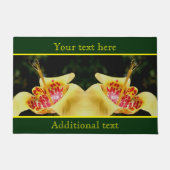 Yellow Spotted Lily Flower Personalized Deurmat (Voorkant)