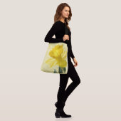 Yellow Spring Daffodil Floral Photography Crossbody Tas (Op model)