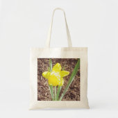 Yellow Spring Daffodil fotografie Tote Bag (Voorkant)