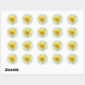 Yellow Spring Daffodil Ronde Sticker (Vel)