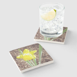 Yellow Spring Daffodil Stenen Onderzetter