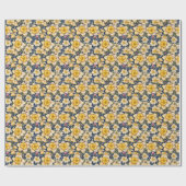 Yellow Spring Daffodils Cadeaupapier (Vlak)