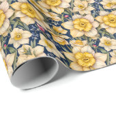 Yellow Spring Daffodils Cadeaupapier (Rol Hoek)