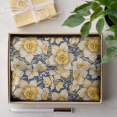 Yellow Spring Daffodils Tissuepapier (Geschenk)