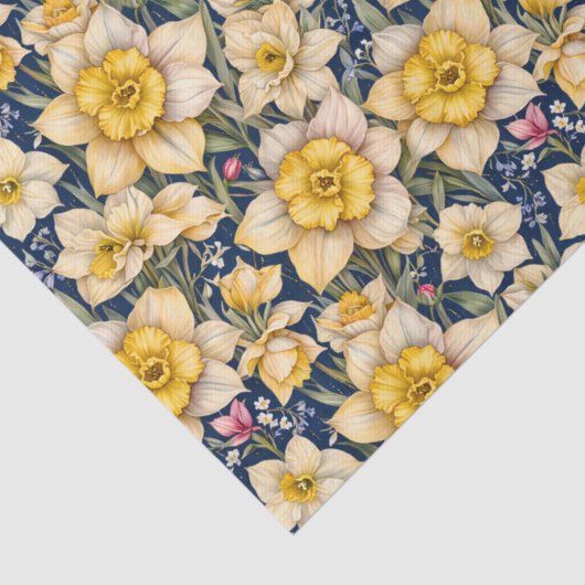 Yellow Spring Daffodils Tissuepapier (Detail)