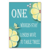 Yellow Spring Flower Bunco Table Kaart #1 (Voorkant)