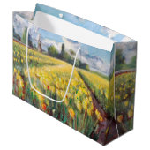 Yellow Spring Tulips Flowers Impressionisme Art Large Cadeautasje (Voorkant Gekanteld)