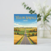 Yellow Springs USA Briefkaart (Staand voorkant)