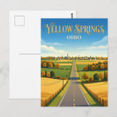 Yellow Springs USA Briefkaart (Voorkant / Achterkant)