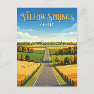 Yellow Springs USA Briefkaart