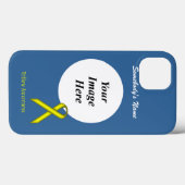 Yellow Standard Ribbon Tmpl van Kenneth Yoncich Case-Mate iPhone Case (Achterkant (horizontaal))