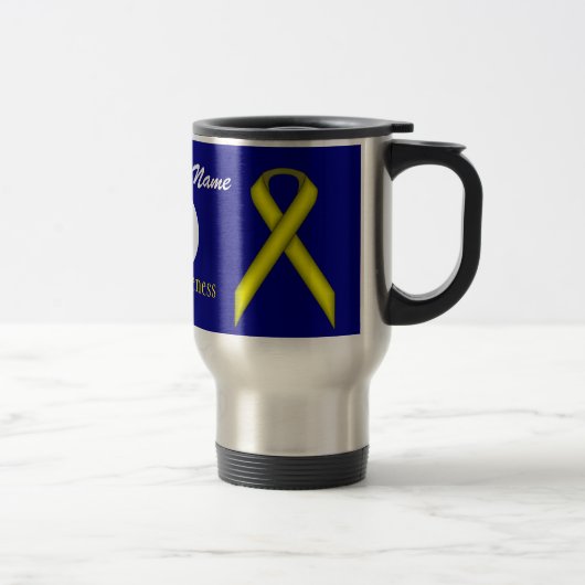 Yellow Standard Ribbon Tmpl van Kenneth Yoncich Reisbeker (Rechts)