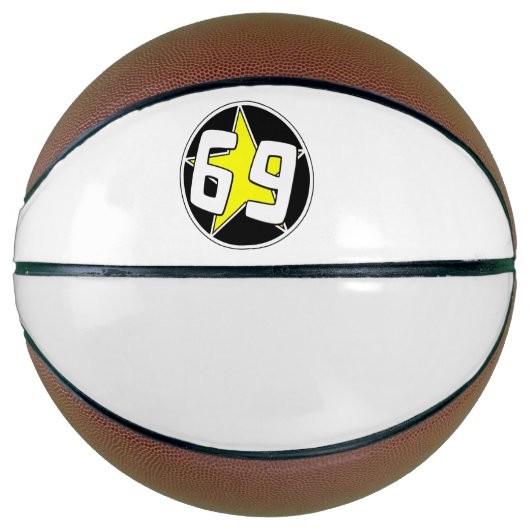 Yellow Star 69 Basketbal (Voorkant)