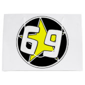 Yellow Star 69 Groot Cadeauzakje (Voorkant)