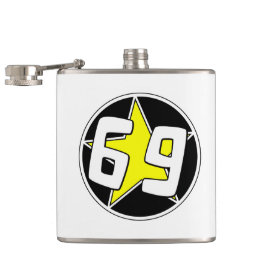 Yellow Star 69 Heupfles