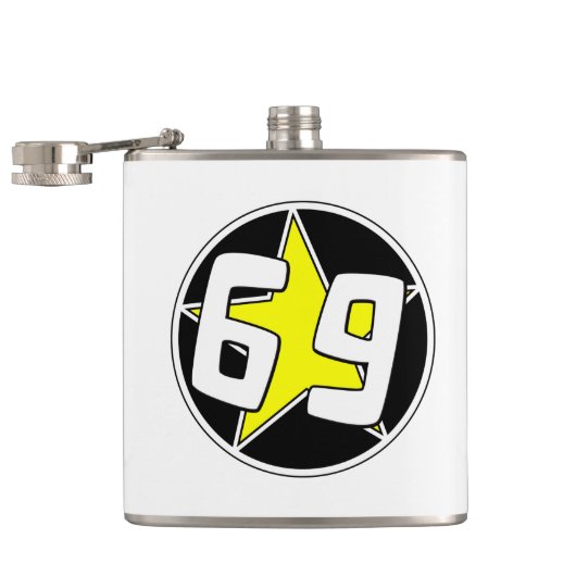 Yellow Star 69 Heupfles (Geopend)