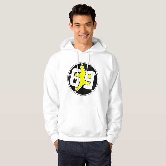Yellow Star 69 Hoodie (Voorkant volledig)