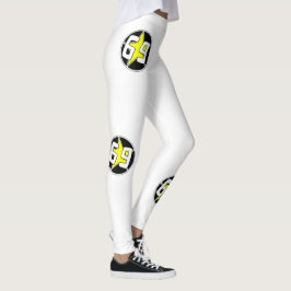 Yellow Star 69 Leggings