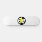 Yellow Star 69 Persoonlijk Skateboard (Horizontaal)