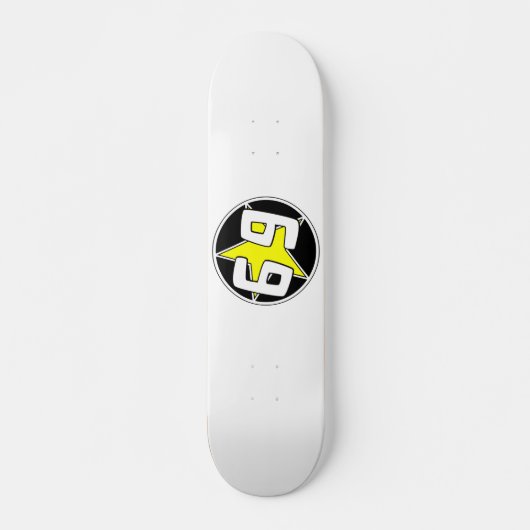 Yellow Star 69 Persoonlijk Skateboard (Voorkant)