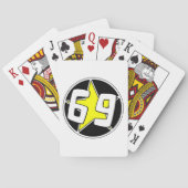 Yellow Star 69 Pokerkaarten (Achterkant)