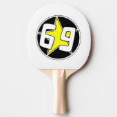Yellow Star 69 Tafeltennisbatje (Voorkant)