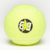Yellow Star 69 Tennisballen (Voorkant)