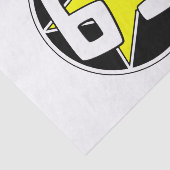 Yellow Star 69 Tissuepapier (Detail)