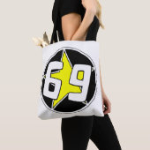 Yellow Star 69 Tote Bag (Dichtbij)