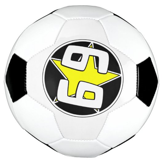 Yellow Star 69 Voetbal (Gedraaid)